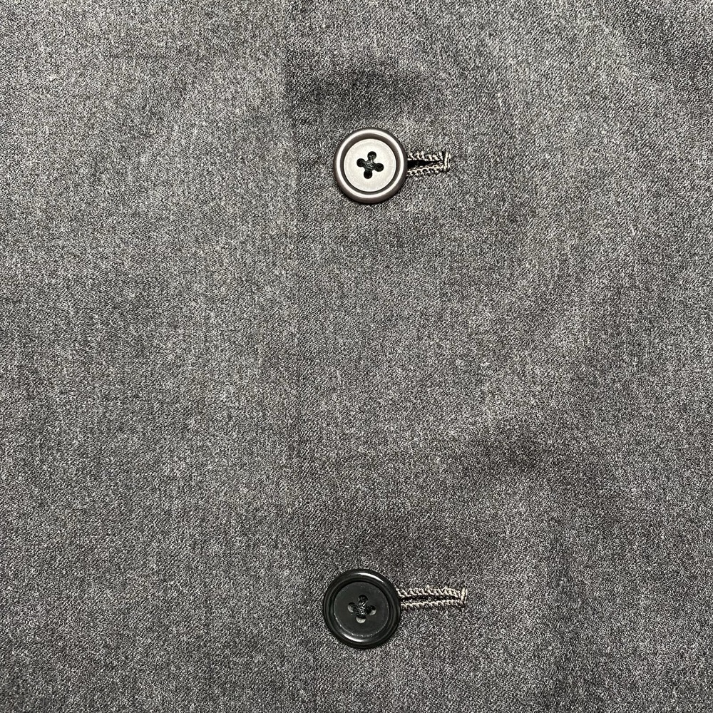 Oxxford Clothes Mansion Onwentsia Blazer Suit Jacket 46T Flannel Wool 2B1V Gray - Picture 10 of 14